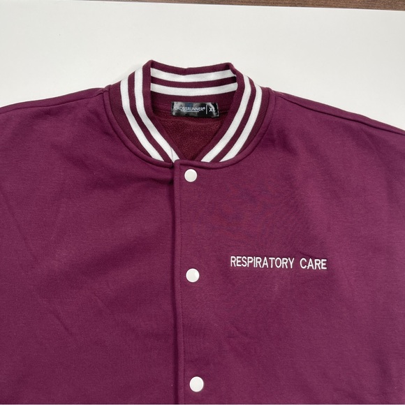 Unisex Varsity Letterman Embroidered Respiratory Therapist Jacket - Picture 3 of 11